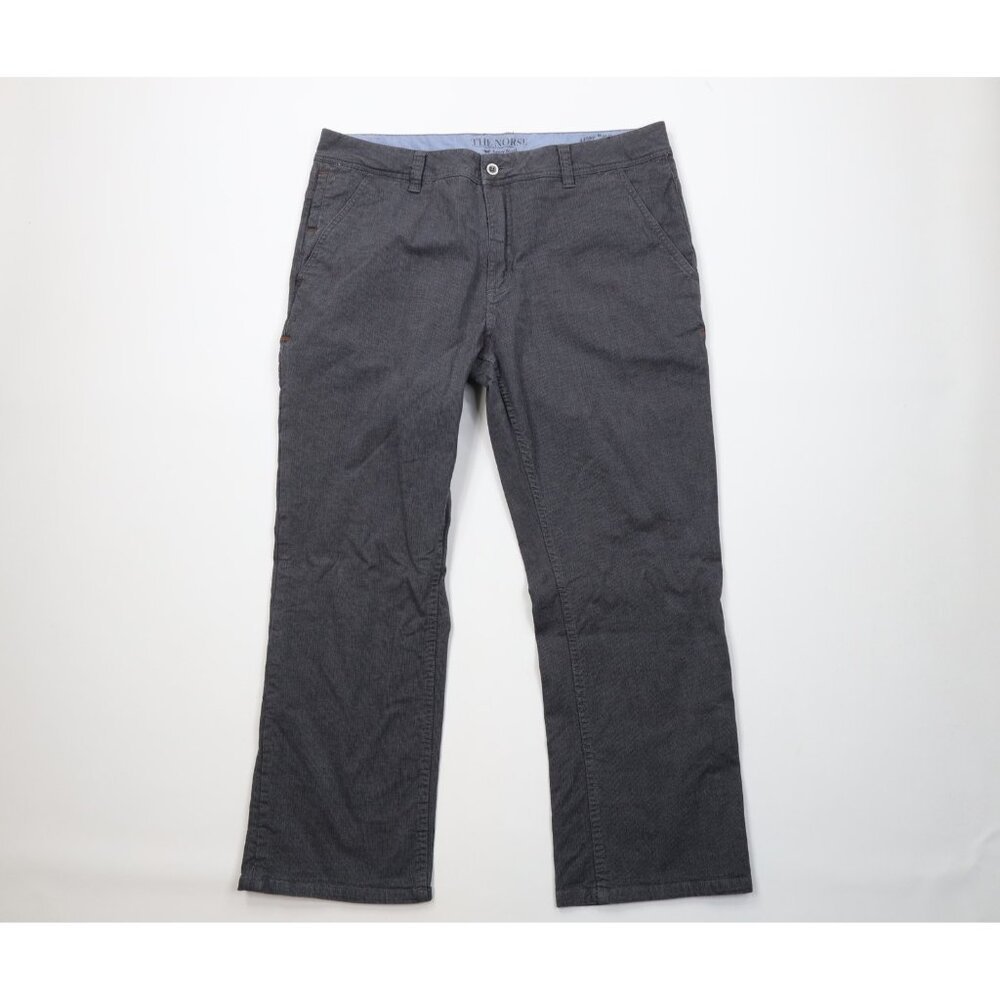 Horny Toad Mens 38x30 Faded Organic Cotton Norse Wide Leg Trekking Pants Gray